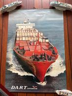 Poster Dart Containerline Scheepsposter, Ophalen of Verzenden, Gebruikt