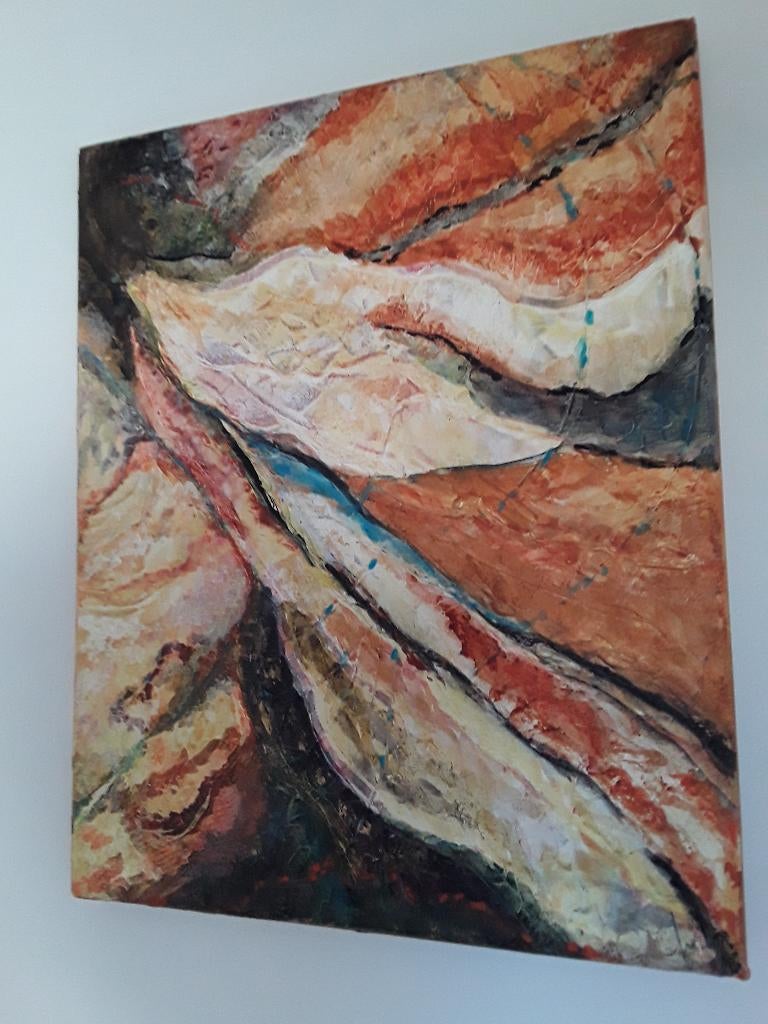 Abstract schilderij, Ophalen