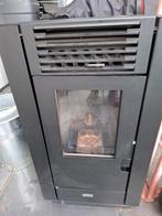 Pelletkachel - Zwart, Gebruikt, Huis en Inrichting, Kachels, Ophalen, Gebruikt, Overige brandstoffen, Pelletkachel