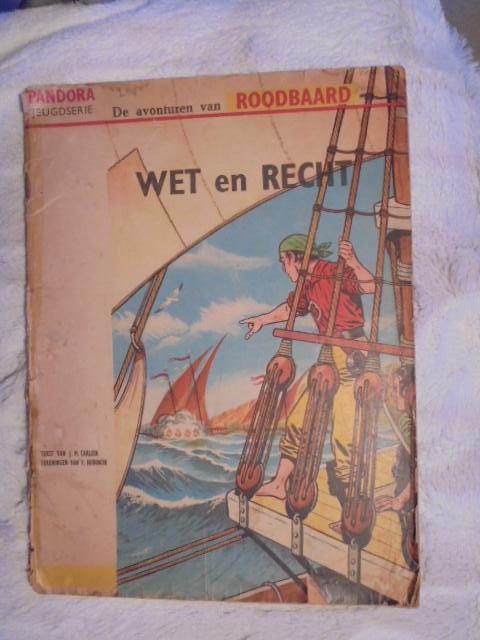 ROODBAARD -Wet en Recht. (1961)., Boeken, Stripboeken, Gelezen, Eén stripboek, Ophalen of Verzenden