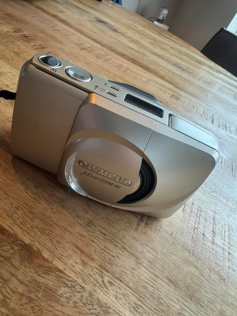 Olympus Mju zoom 38>140, Audio, Tv en Foto, Fotocamera's Analoog, Ophalen, Zo goed als nieuw, Compact, Olympus