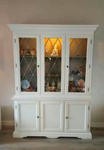 Buffetkast met glas in lood, Huis en Inrichting, Kasten | Buffetkasten, Ophalen, Gebruikt, 100 tot 150 cm, 200 cm of meer