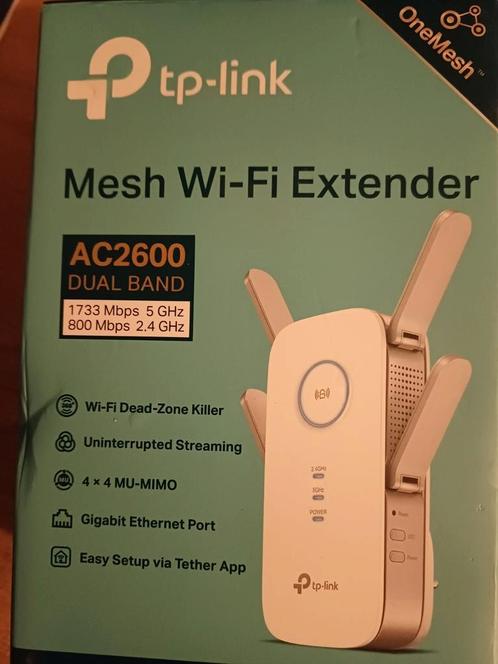 TP-Link AC2600 Mesh Wi-Fi Extender!, Computers en Software, Netwerk switches, Zo goed als nieuw, Ophalen of Verzenden
