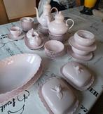 Rose thee/koffie/ontbijt en dinerservies. Hutschenreuter, Antiek en Kunst, Antiek | Servies compleet, Ophalen
