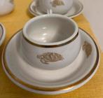 Petrus Regout Gouden Schildpad Kop en Schotel (4/3), Ophalen, Gebruikt, Overige stijlen, Kop(pen) en/of Schotel(s)