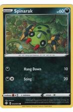 Shining Fates - 043/072 - Spinarak, Hobby en Vrije tijd, Verzamelkaartspellen | Pokémon, Ophalen of Verzenden, Nieuw, Losse kaart
