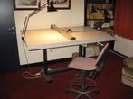 Professionele Tekentafel met apparaat, Doe-het-zelf en Verbouw, Tekentafels, Ophalen, Gebruikt, 170 cm of meer