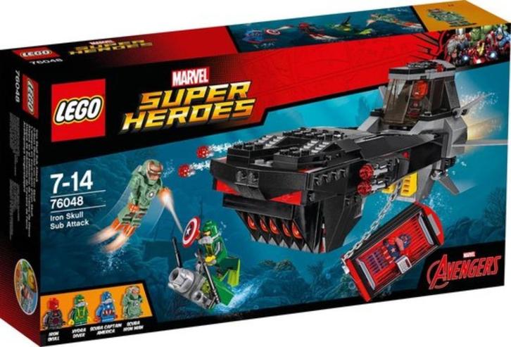 LEGO Super Heroes Iron Skull Duikbootaanval - 76048, Kinderen en Baby's, Speelgoed | Duplo en Lego, Nieuw, Lego, Complete set