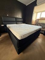 Swiss sense Boxspring Royal Serengeti 180x200 elektrisch, Zwart, Tweepersoons, Ophalen of Verzenden, Zo goed als nieuw
