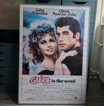 Filmposter Grease in lijst, Ophalen, Gebruikt, A1 t/m A3, Film en Tv