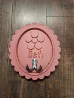 Lief! Roze Wandkapstok met 2 Haken, Ophalen of Verzenden, Gebruikt, Kunststof, Wandkapstok