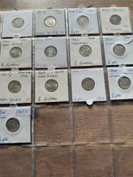 13 kwartjes Nederlands Indië, Postzegels en Munten, Munten | Nederland, Ophalen, Setje, Zilver, 25 cent