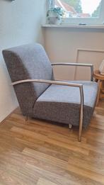 Grijze montel fauteuill, Huis en Inrichting, Stoelen, Ophalen, Zo goed als nieuw, Grijs, Eén