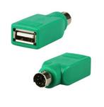 PS/2 (m) - USB (v) Muis - Adapter - Verloopstuk Muisadapter, Computers en Software, Muizen, Ophalen of Verzenden, Zo goed als nieuw