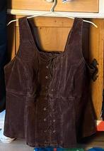 Nette corset gilet, Bruin, Maat 42/44 (L), Ophalen of Verzenden, Zonder mouw