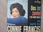 Connie Francis  -  Too many rules '61, Cd's en Dvd's, Vinyl Singles, 7 inch, Single, Ophalen of Verzenden, Zo goed als nieuw