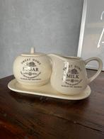 Melk en suiker setje, Huis en Inrichting, Keuken | Servies, Ophalen of Verzenden, Zo goed als nieuw, Overige stijlen, Overige typen