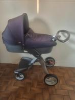 Zeer nette stokke Explory kinderwagen, Verstelbare duwstang, Zo goed als nieuw, Combiwagen, Ophalen