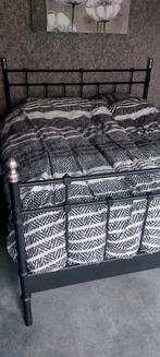 Nostalgisch ijzeren bed, Huis en Inrichting, Slaapkamer | Bedden, Ophalen, Zwart, Tweepersoons, 200 cm