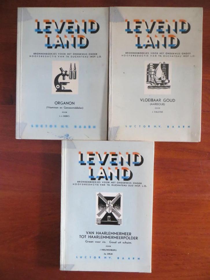 Levend Land: bronnenboekjes voor het onderwijs, Boeken, Schoolboeken, Overige niveaus, Ophalen of Verzenden