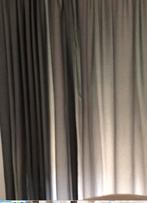 Nette mooie antraciet/ donkergrijze gordijnen met plooi, Huis en Inrichting, Ophalen, 200 cm of meer, Zo goed als nieuw, 200 cm of meer