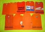 Te koop diverse (nieuwe) oranje T-shirts en polo's (maat XL), Diversen, Oranje, Ophalen of Verzenden, Maat 56/58 (XL)