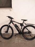 Zwarte mountainbike met elektrische ondersteuning, Overige merken, Gebruikt, Hardtail, 49 tot 53 cm