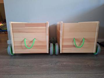 2x Ikea Flisat speelgoedbakken beschikbaar voor biedingen