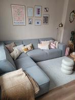 Mooie grijze hoekbank, Ophalen of Verzenden, Gebruikt, Vierpersoons of meer, 250 tot 300 cm