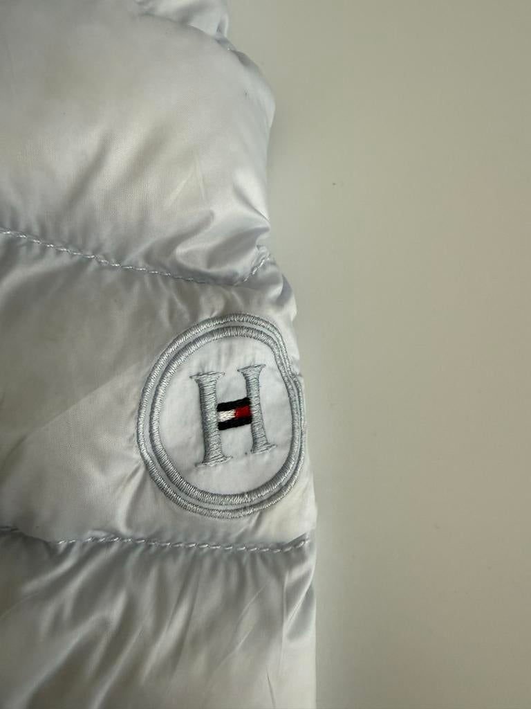 Tommy Hilfiger Dons Tussenjas Lichtblauw Maat L, Ophalen, Zo goed als nieuw, Maat 42/44 (L), Blauw