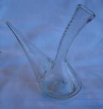 ﻿€15,= ANTIEK GLAS WIJN DRINKER PORRON MOND GEBLAZEN - ooq, Verzenden
