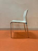 Mdf italia bend stoel, Huis en Inrichting, Stoelen, Ophalen, Gebruikt, Wit, Metaal