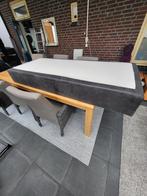 MOET WEG: Boxspring 210x90 van Totaalbed, zwart met topper., Huis en Inrichting, Slaapkamer | Boxsprings, Ophalen, 90 cm, Eenpersoons