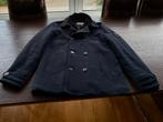 Nette warme kapiteins jas mt XL / XXL donkerblauw, Ophalen of Verzenden, Zo goed als nieuw, Maat 56/58 (XL), Blauw