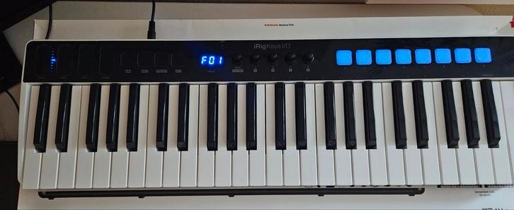 IK Multimedia iRig Keys I/O 49 MIDI-keyboard audio-interface, Muziek en Instrumenten, Keyboards, Zo goed als nieuw, 49 toetsen