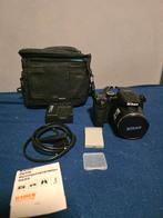 Nikon Coolpix P100 met tas extra batterij en oplader, Gebruikt, Compact, Ophalen of Verzenden, Nikon