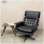Vintage fauteuil Draaistoel Stoel Draaifauteuil, Ophalen, Kunststof, 75 tot 100 cm, Zo goed als nieuw