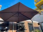 Zweef parasol met hoes, Tuin en Terras, Parasols, Ophalen of Verzenden, Zo goed als nieuw, Zweefparasol