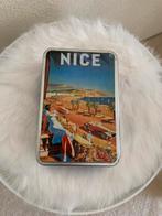 Blikken koektrommel Nice Cote d’Azur, Verzamelen, Blikken, Ophalen of Verzenden, Zo goed als nieuw, Koek(jes), Overige merken