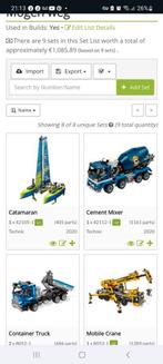 Diverse lego sets met doos en bouw instructies, Kinderen en Baby's, Speelgoed | Duplo en Lego, Ophalen of Verzenden, Zo goed als nieuw