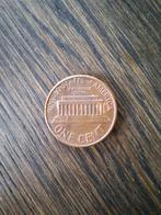 1 munt uit USA: 1 cent 1990, Postzegels en Munten, Munten | Amerika, Ophalen of Verzenden, Losse munt, Noord-Amerika
