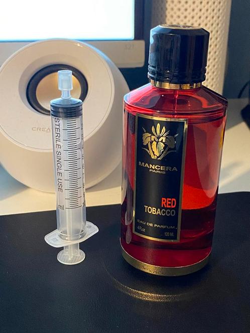 Mancera Red Tobacco Sample/Decant, Verzamelen, Parfumverzamelingen, Nieuw, Proef of Tester, Gevuld, Verzenden