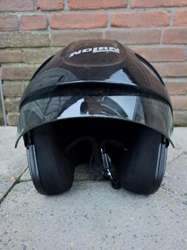 Metal black Nolan Genesis N41 helm jethelm brommer motor, Fietsen en Brommers, Brommerhelmen, Zo goed als nieuw, Extra small of kleiner