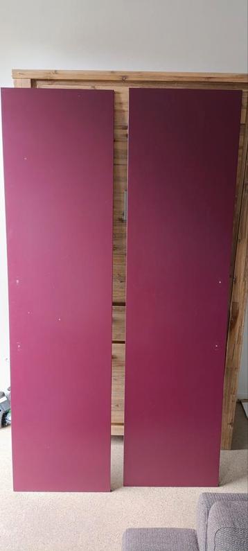 2 Ikea pax kastdeuren 50x195 cm beschikbaar voor biedingen