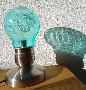 tafellamp/designlamp/sfeerlamp/bedlamp/blauw/Touch it/90s beschikbaar voor biedingen