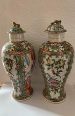 Antieke Chinese vazen met deksel (paar), Antiek en Kunst, Antiek | Vazen, Ophalen of Verzenden