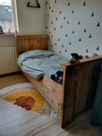 Kinderbed steigerhout 70x160 cm, Matras, 160 tot 180 cm, Zo goed als nieuw, 70 tot 85 cm