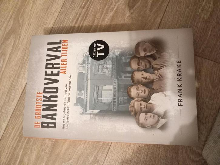 Frank Krake - De grootste bankoverval aller tijden, Boeken, Oorlog en Militair, Zo goed als nieuw, Overige onderwerpen, Tweede Wereldoorlog