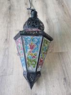 Oosterse hanglamp, Ophalen of Verzenden, Zo goed als nieuw, Glas, Minder dan 50 cm