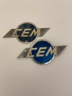 Vintage CEM Auto/Motor Emblemen - Art Deco Stijl, Ophalen of Verzenden, Gebruikt